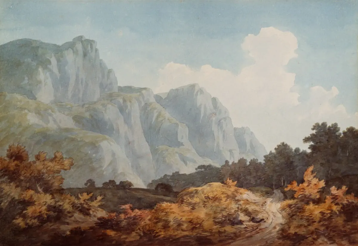 Klasična gorska krajinska slika